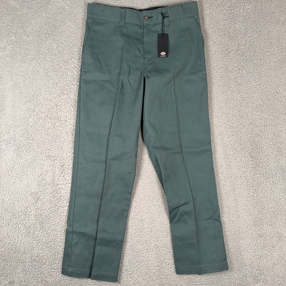Dickies Skateboarding Pants Men's 33x30 Blue Woven Twill Pant